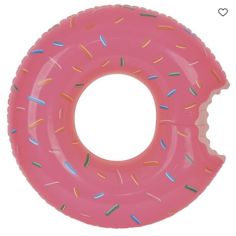 Bouée gonflable donut Ø83 cm pas cher – Bouée piscine fun adulte & enfant